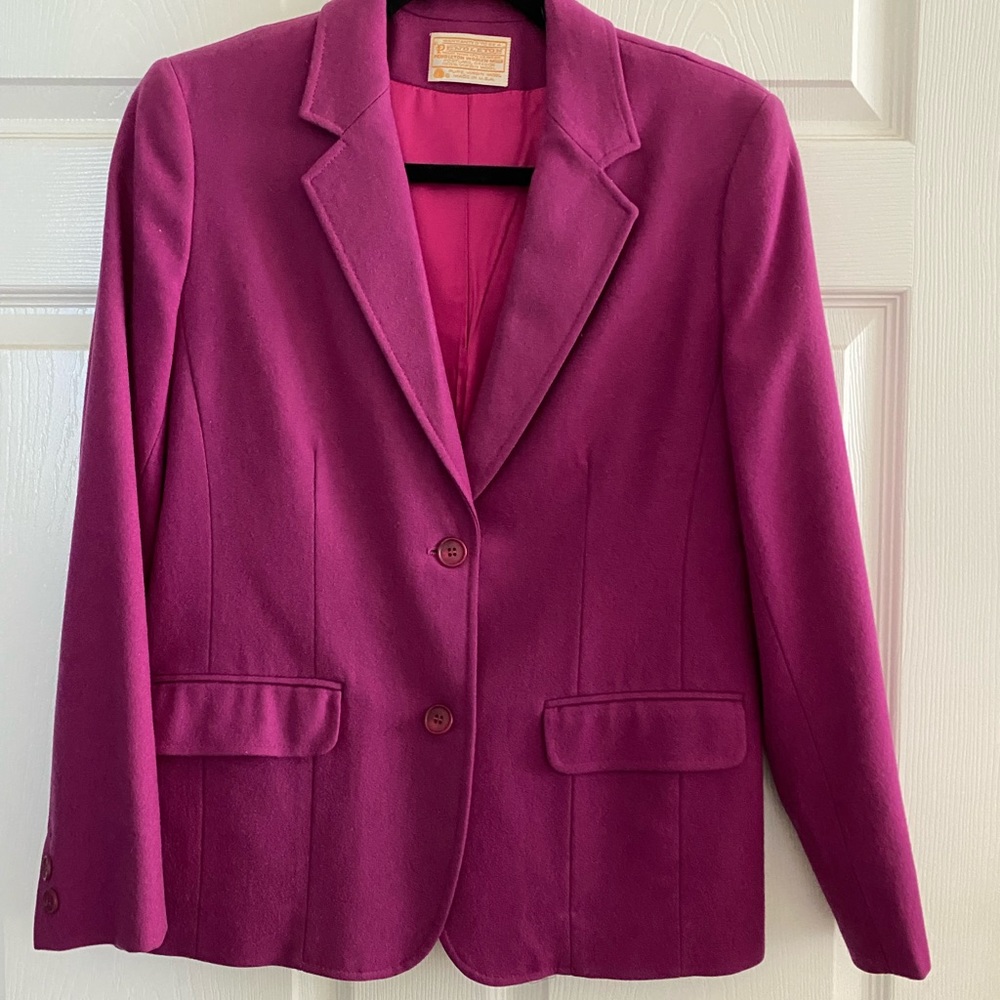 Vintage Pendleton Fuschia Blazer